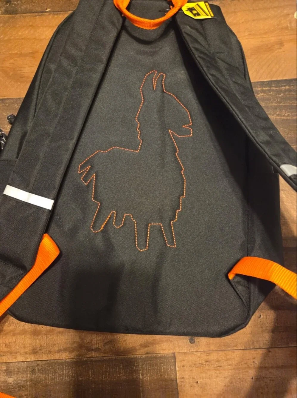 New Fortnite Gamer Black Backpack w/ Orange Accents & Pouch NWT Back To School